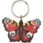 Preview: Schmetterling handgeschnitzter Schlüsselanhänger