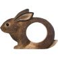 Preview: Serviettenring Kaninchen handgeschnitzt