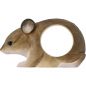 Preview: Serviettenring Maus handgeschnitzt