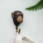 Preview: Wildlife Garden Haken Schimpanse, Affe handgeschnitzt