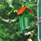 Preview: Futterspender grün Futtersilo für loses Vogelfutter