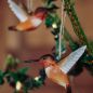 Preview: Zimtkolibris aus Holz am Weihnachtsbaum