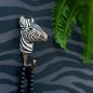 Preview: Wildlife Garden Haken Zebra handgeschnitzt