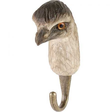 Wildlife Garden Haken Emu handgeschnitzt