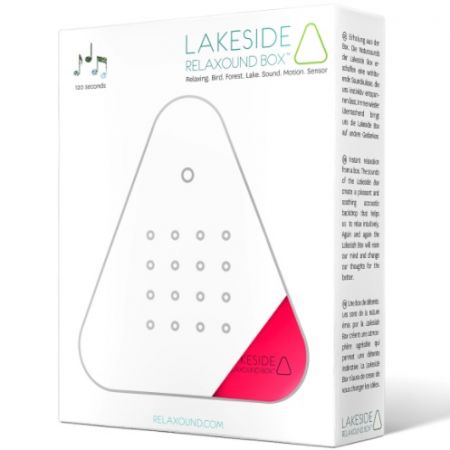 Lakesidebox Neon pink - Naturklänge vom Seeufer - inkl. Saugnapf