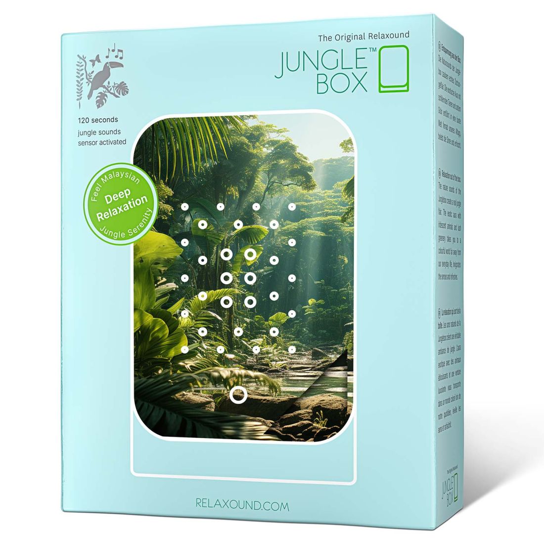 Junglebox Maliau - Dschungel-Sound - inkl. Saugnapf