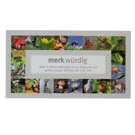 Merk-Spiel Wald & Wiese 20 Bildpaare