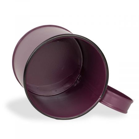Vogelfutter-Tasse Pflaume / violett zum selber Befüllen