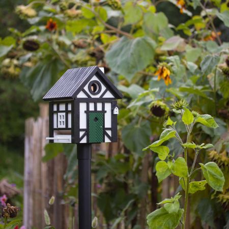 Wildlife Garden Fachwerkhaus schwarz-weiss Vogel-/Futterhaus