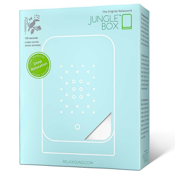 Junglebox weiß - Dschungel-Sound - inkl. Saugnapf