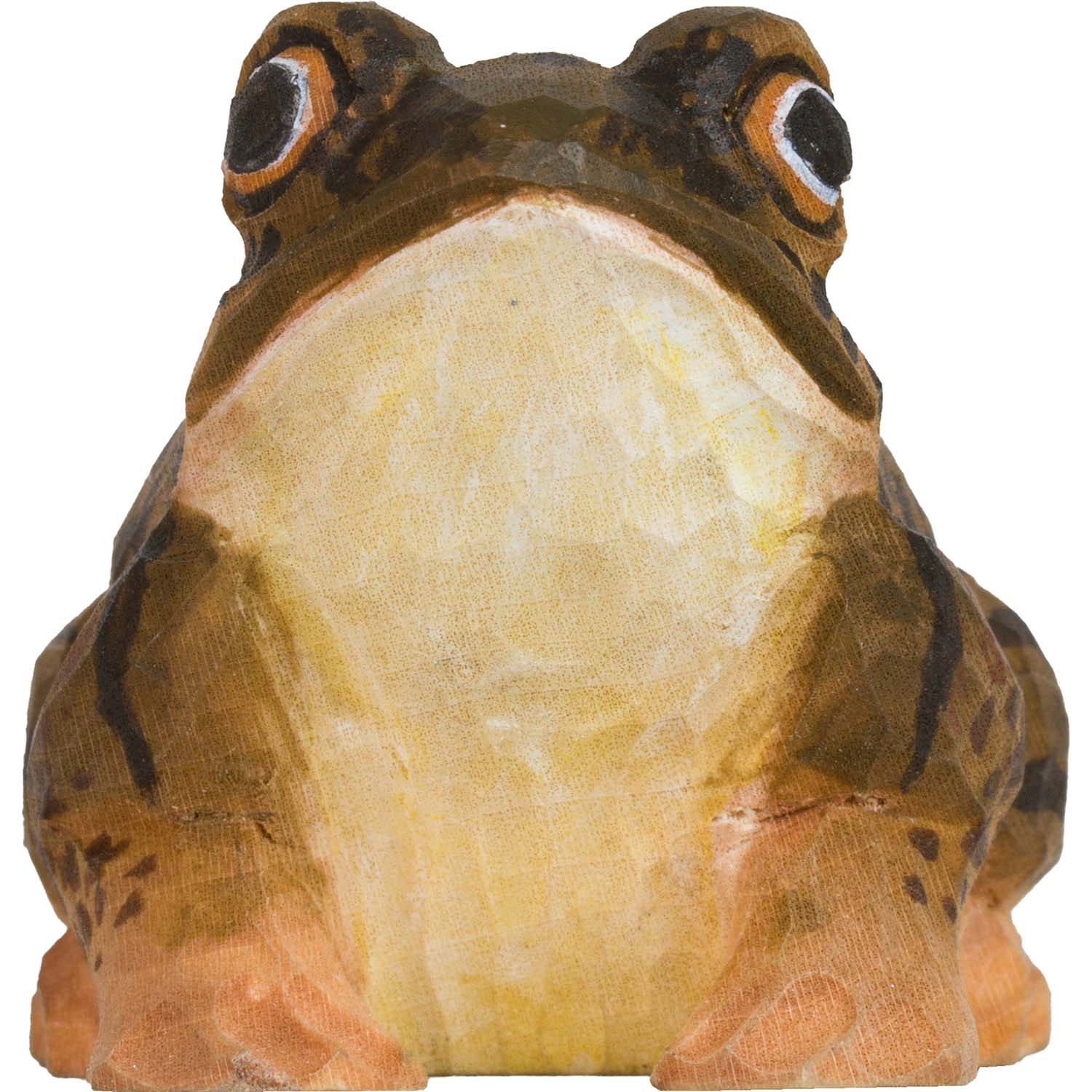 Moorfrosch handgeschnitzt