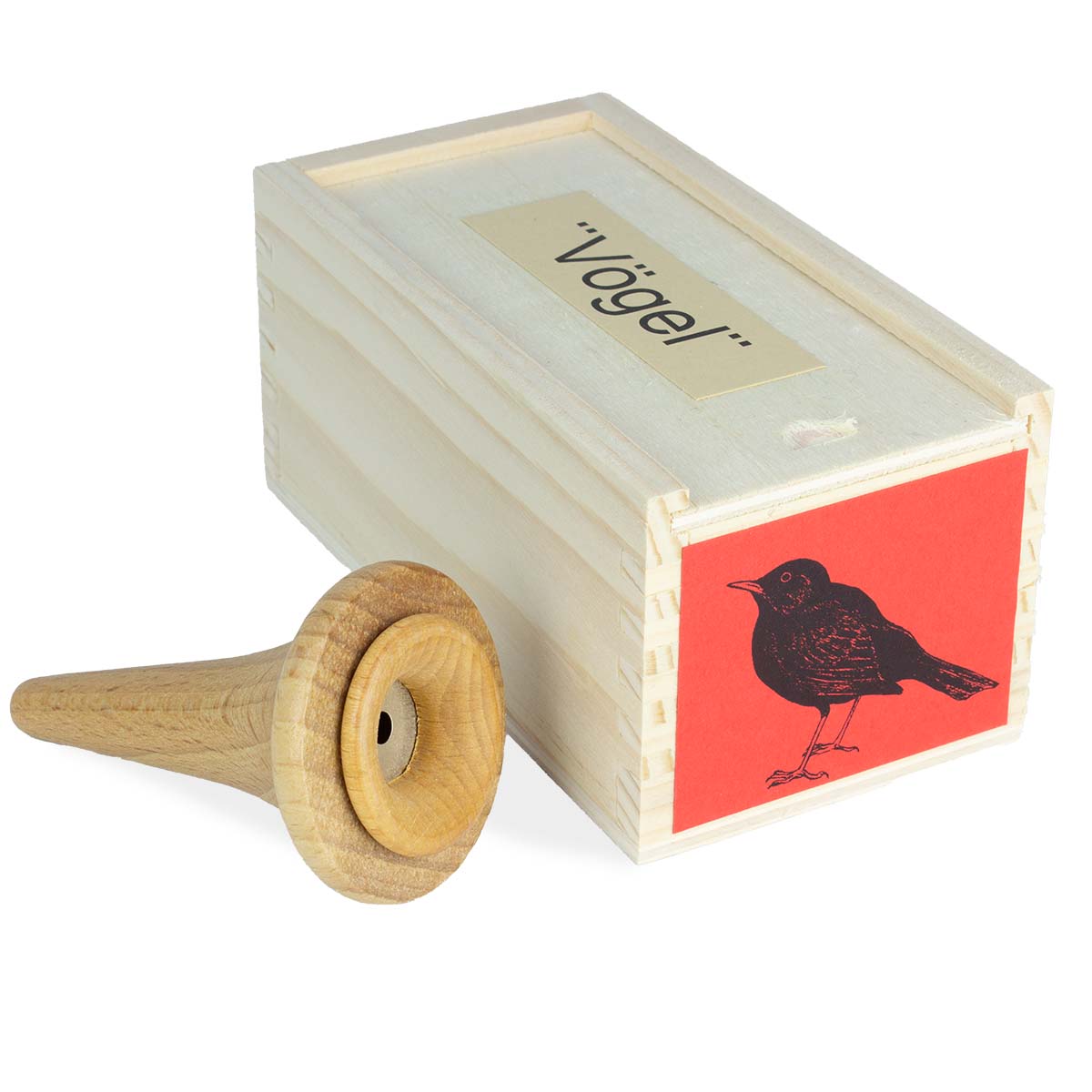 Vogelpfeife Amsel Holz