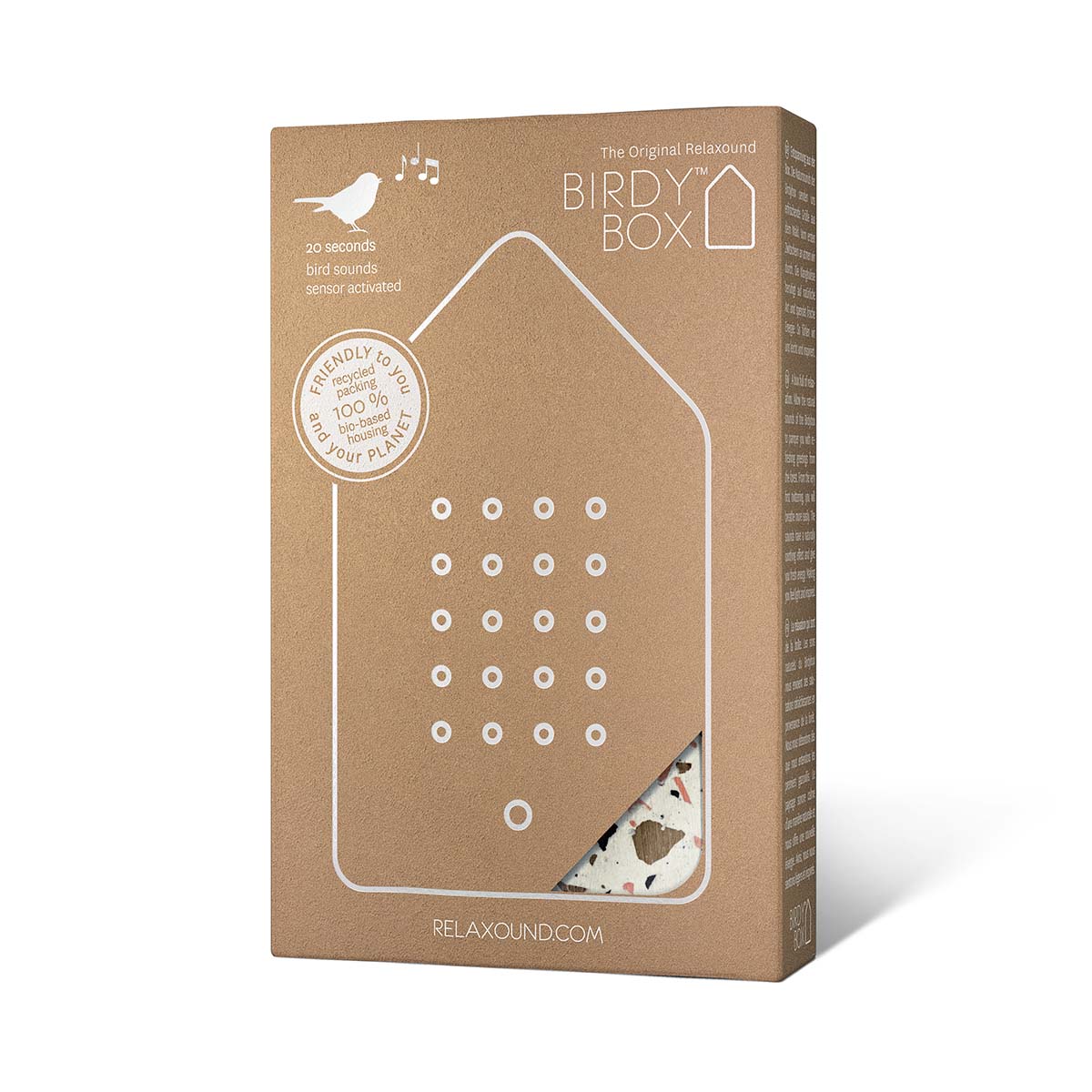 Birdybox Toffee Terrazzo - Vogelgezwitscher