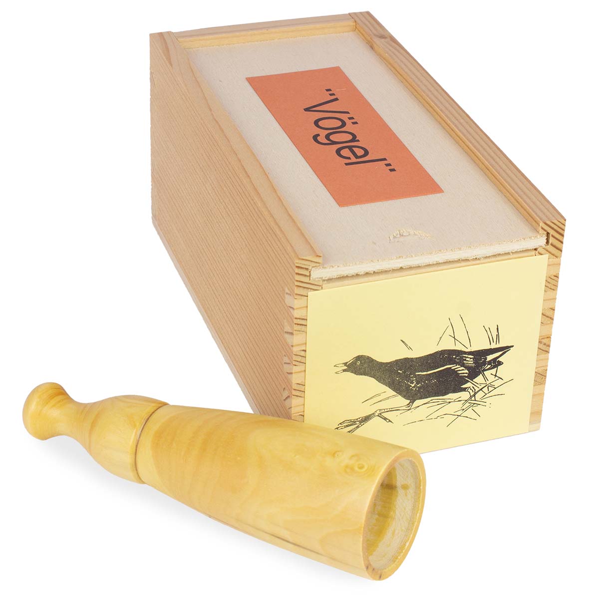 Vogelpfeife Teichhuhn Holz