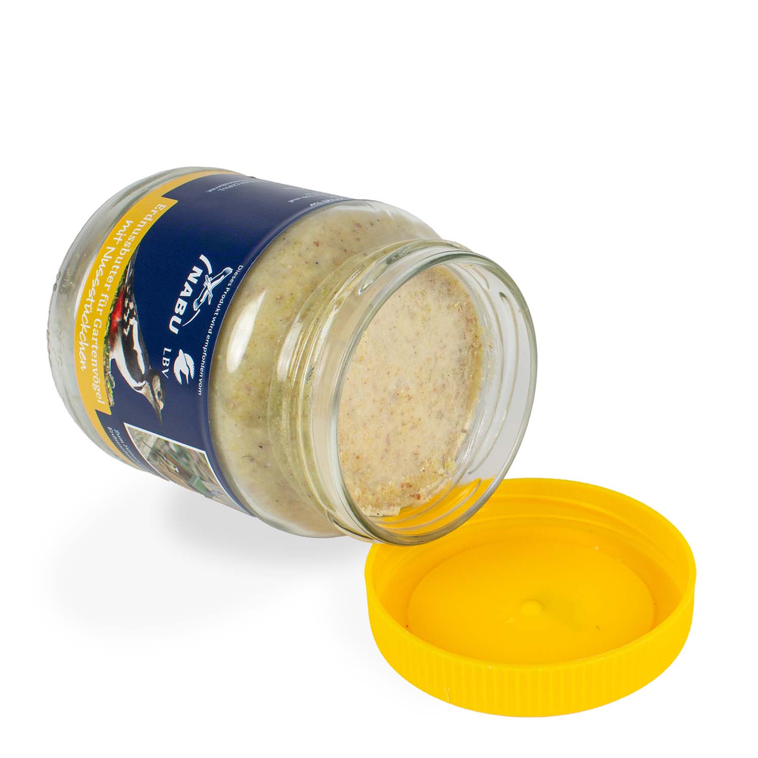 SPARPAKET 4 x 330g Gläser Erdnussbutter mit Nussstückchen