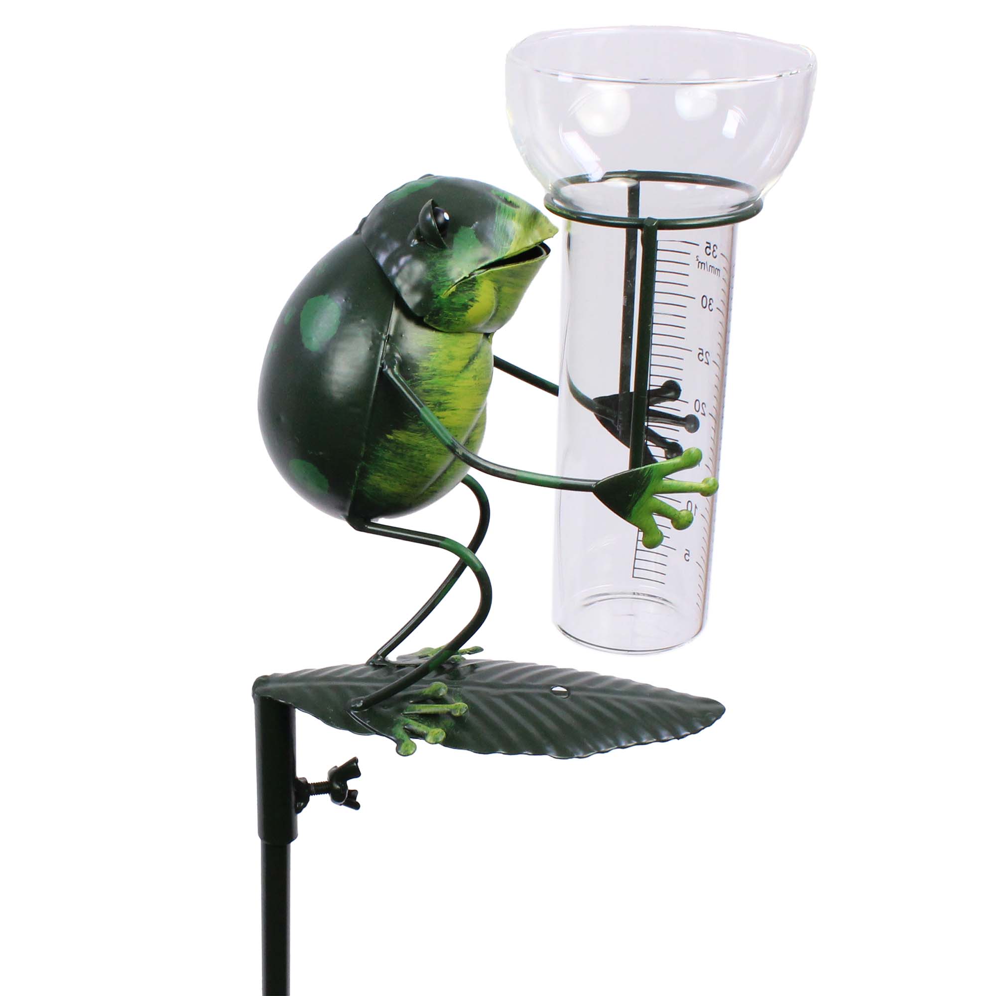 Regenmesser Blattfrosch Gartenstecker