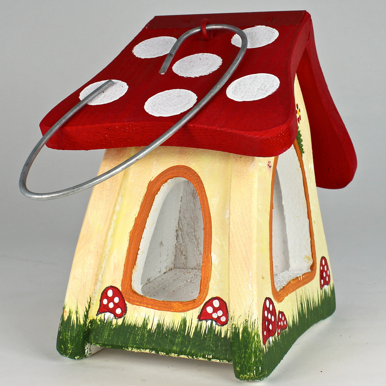 Vogelvilla Futterhaus Waldmotiv