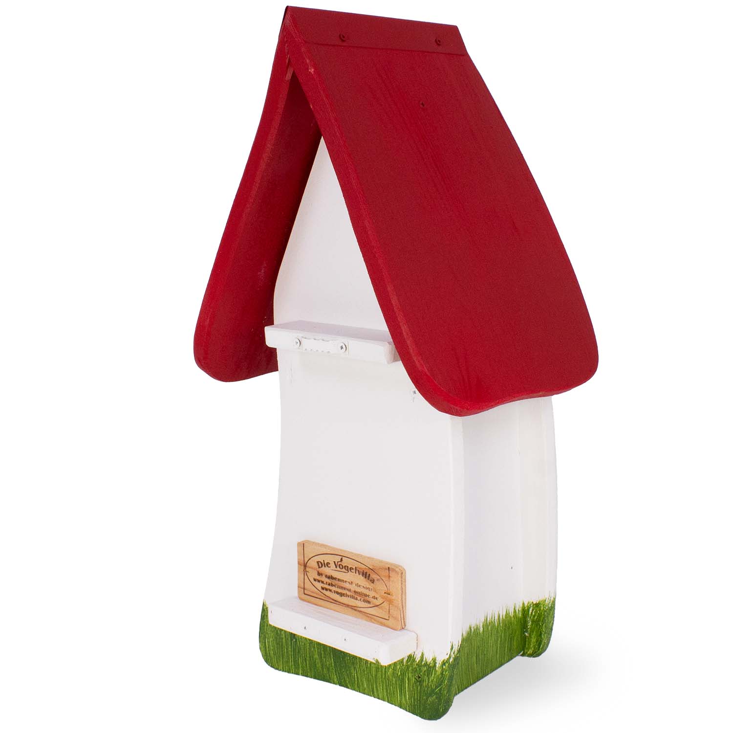 Vogelvilla Nistkasten weiß mit Tulpe
