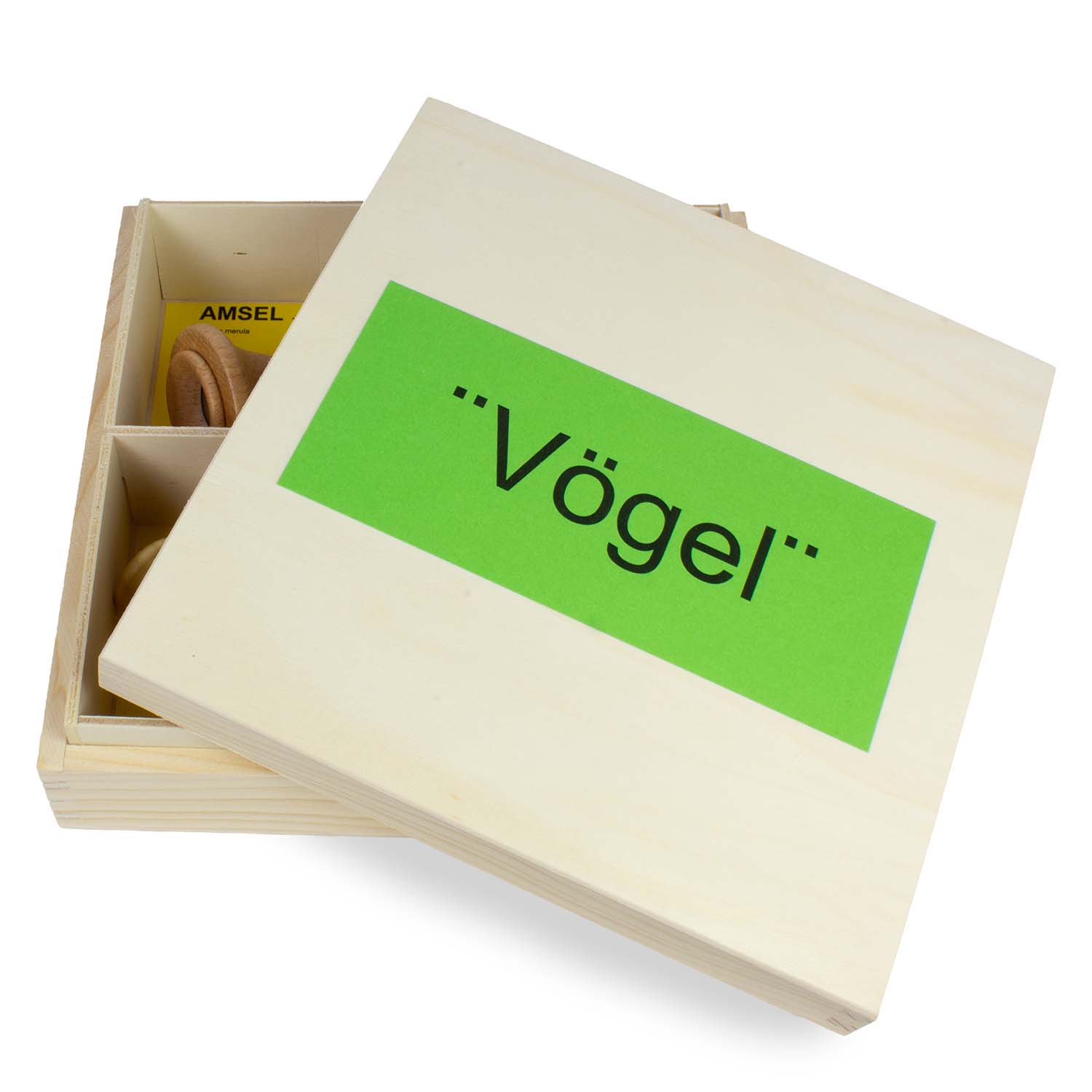 Vogelpfeifen 4 Nester - "Klassiker"