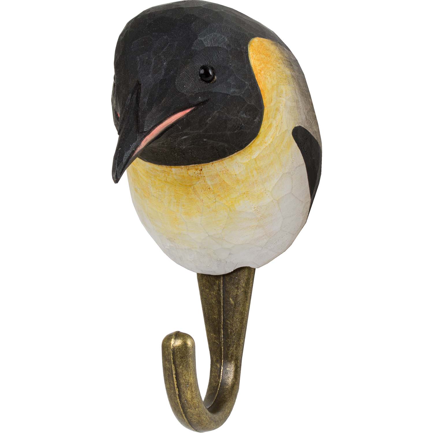 Wildlife Garden Haken Pinguin handgeschnitzt