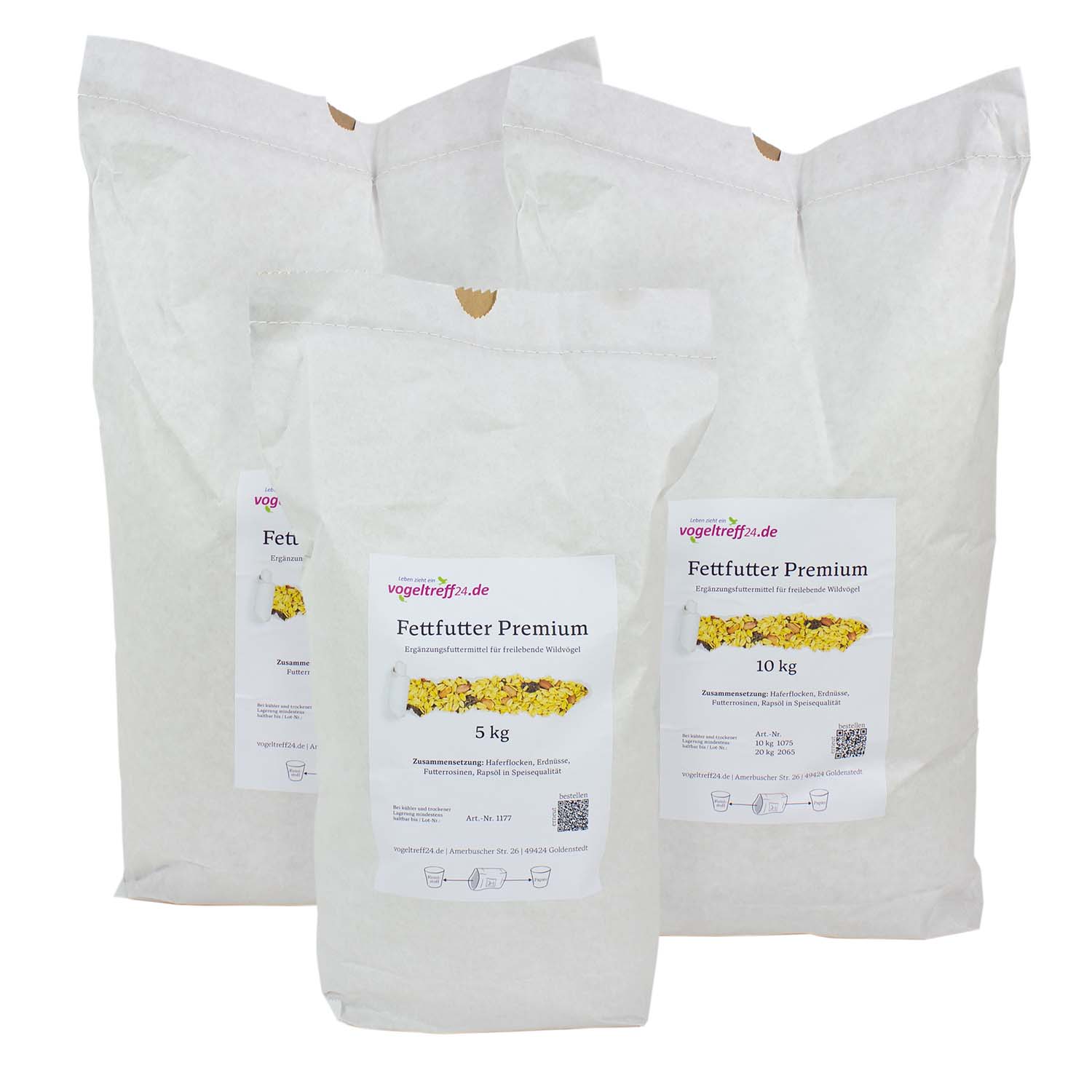 Premium Fettfutter 25 kg