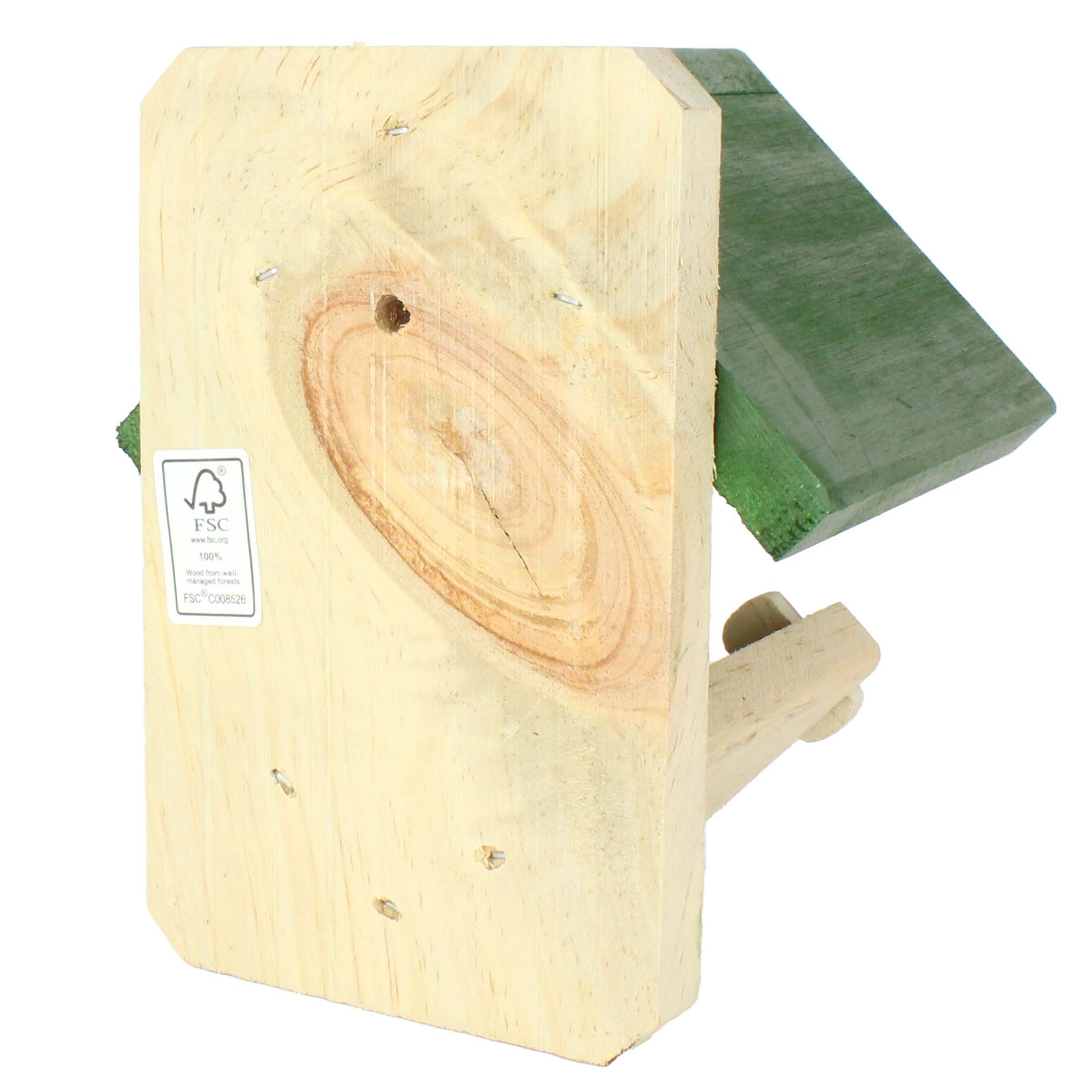 Erdnussbutterglashalter mit grünem Dach