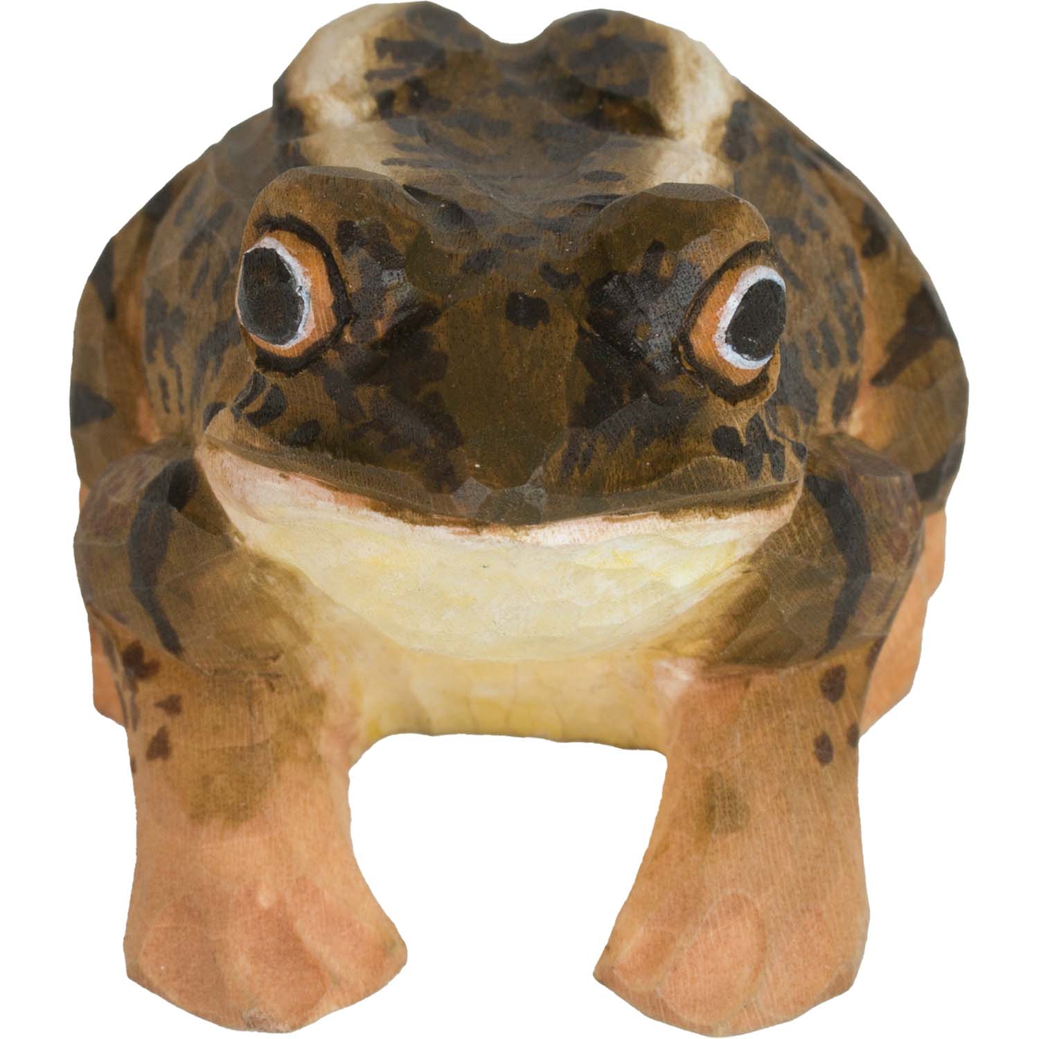 Moorfrosch handgeschnitzt