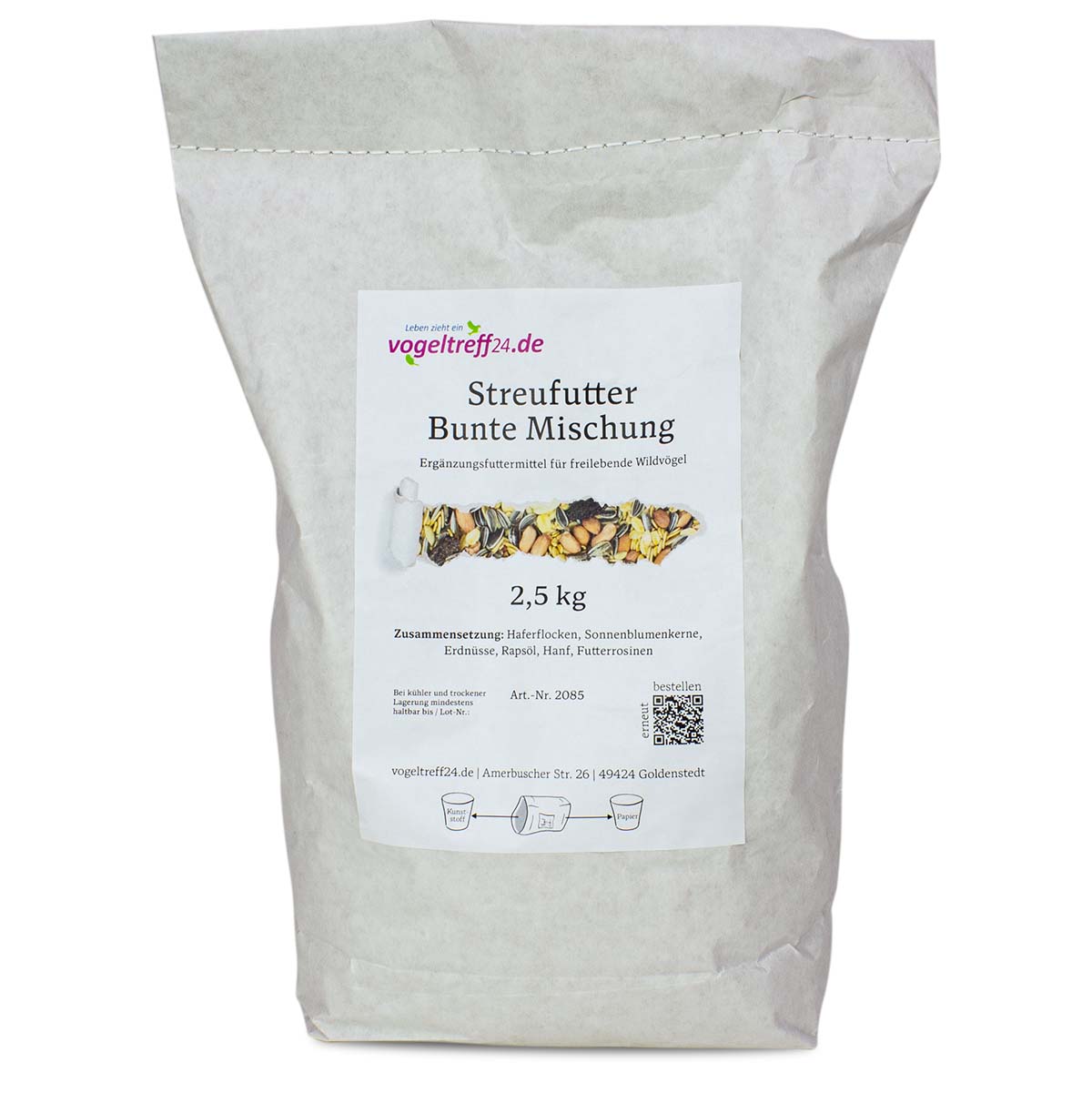 Streufutter Bunte Mischung 2,5 kg