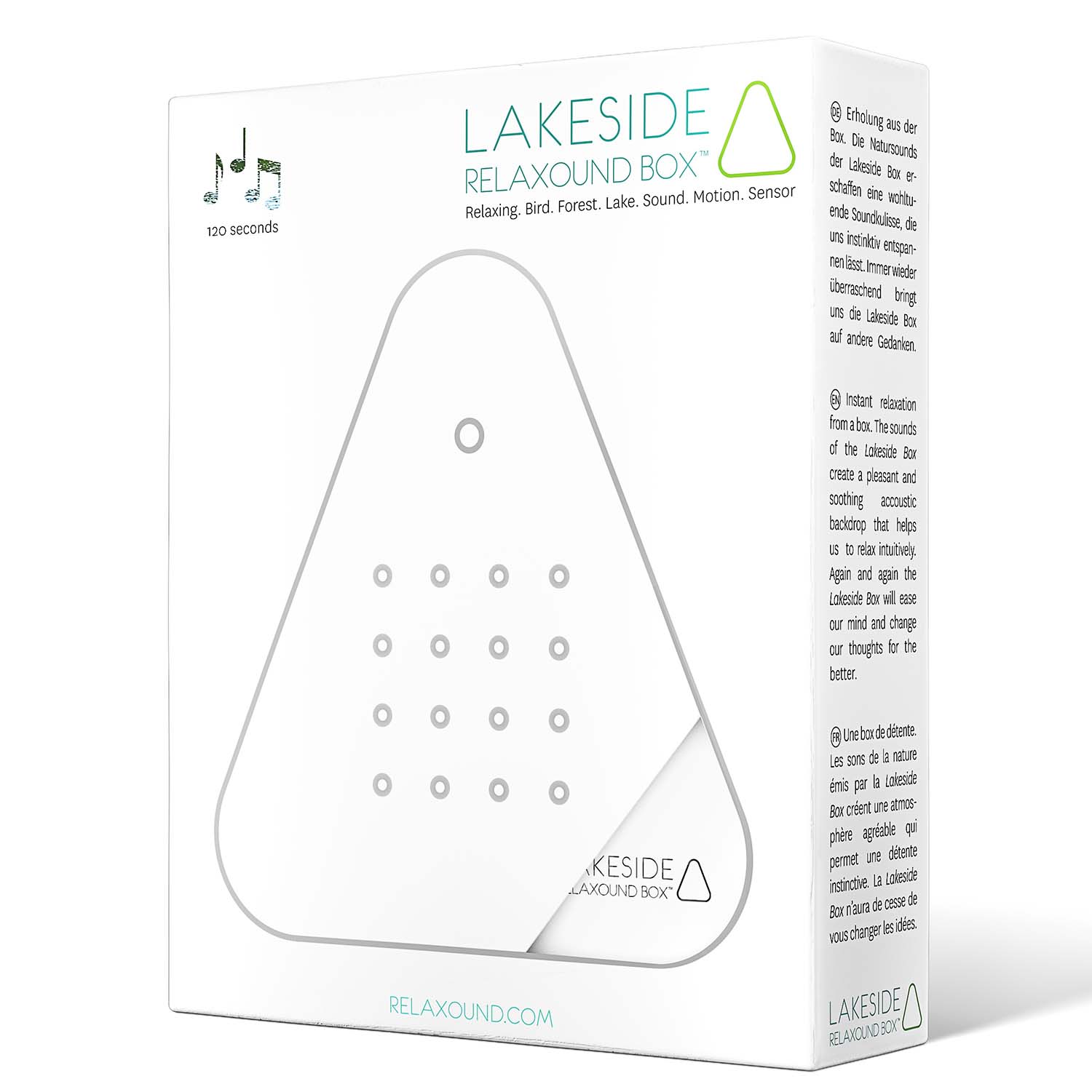Lakesidebox weiss - Naturklänge vom Seeufer