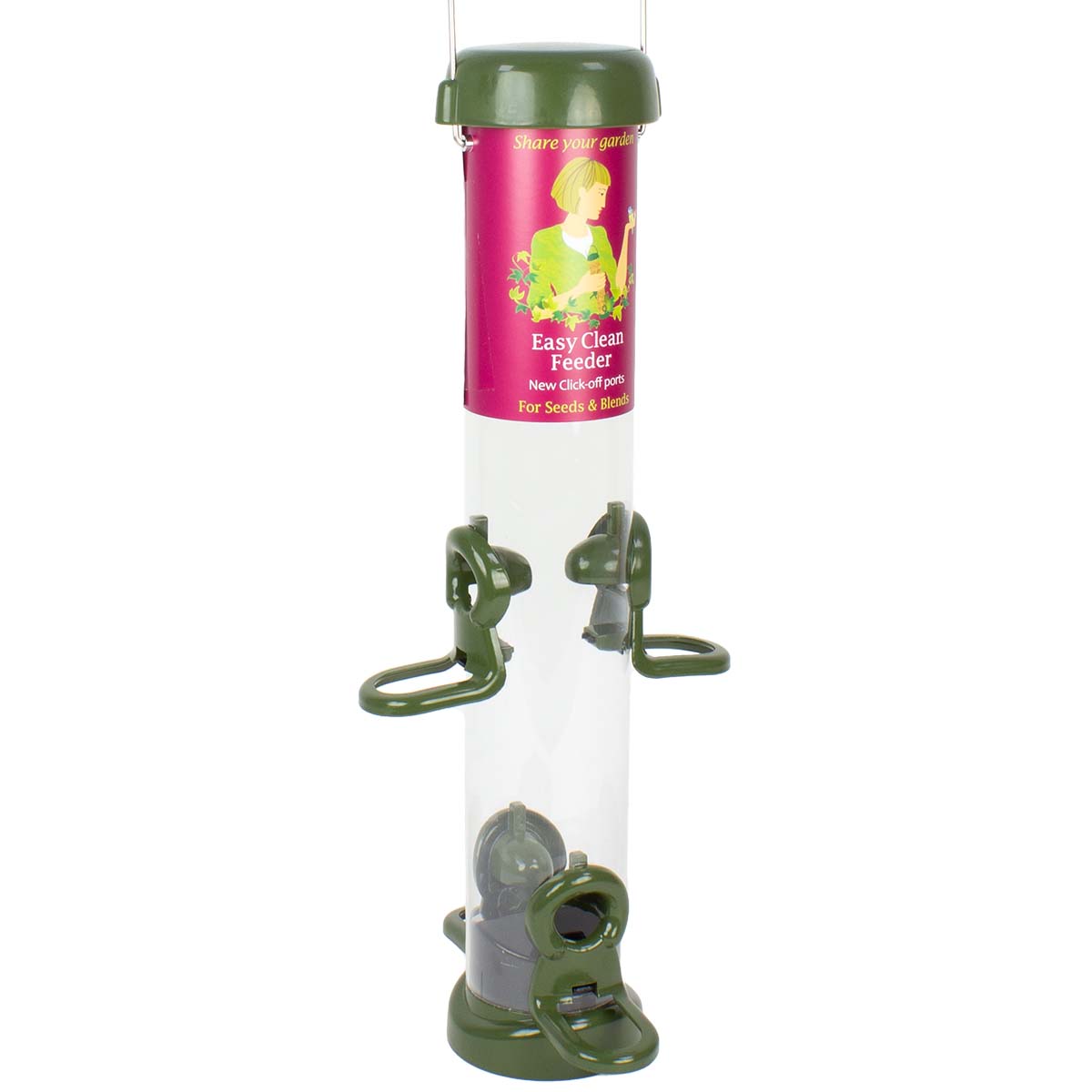 Schwegler Futtersäule Ring-Pull Pro Click MIDI grün