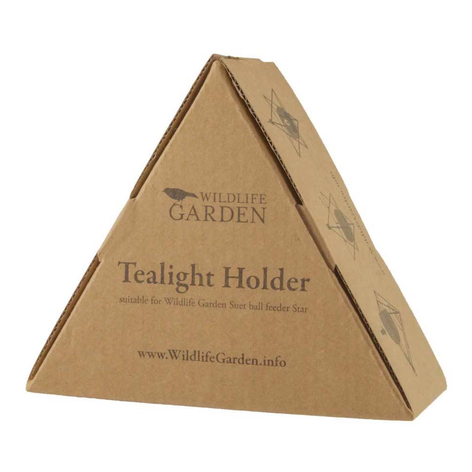 Wildlife Garden Teelichtglas für Meisenknödelhalter Stern