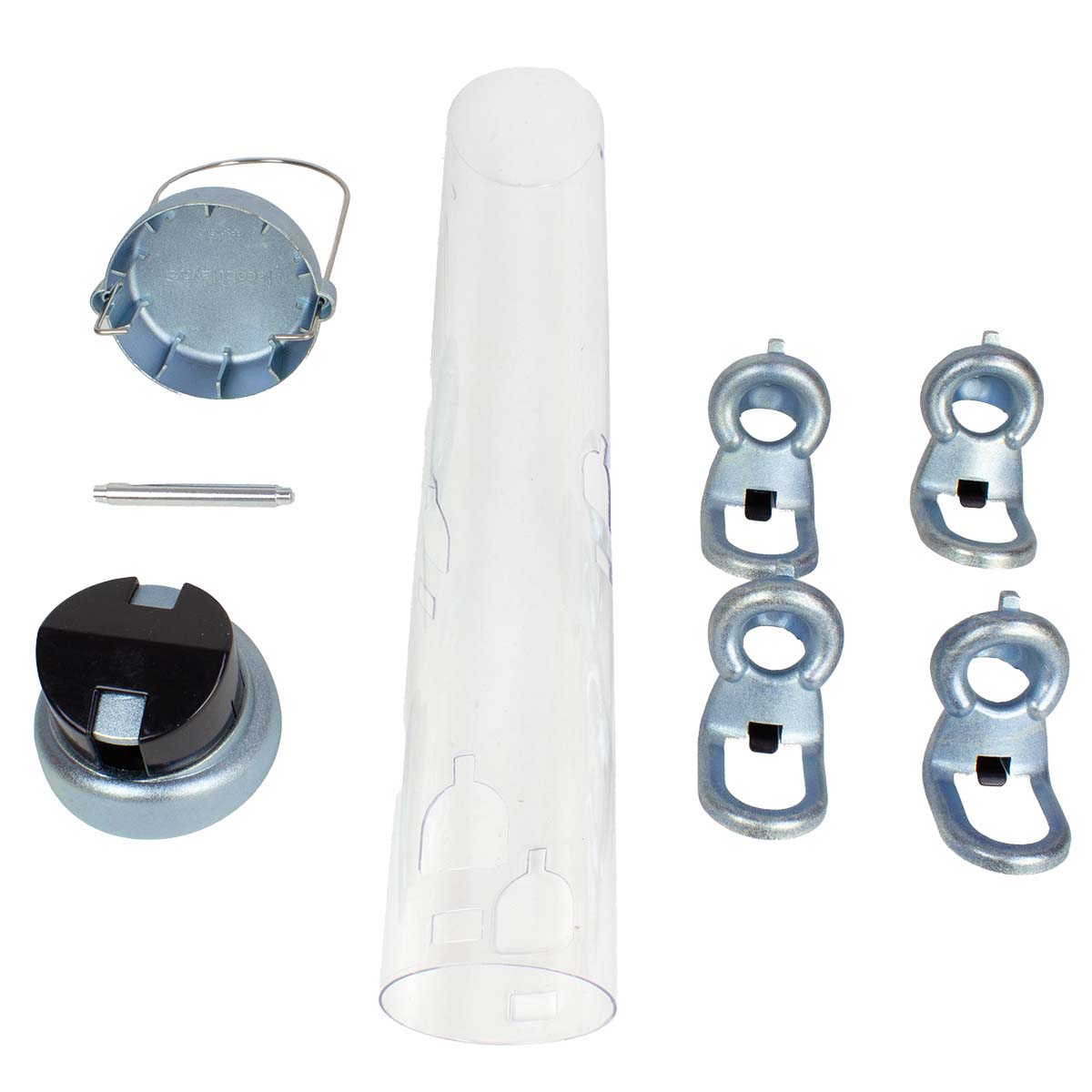 Schwegler Ring-Pull Click Futtersäule Midi Silber