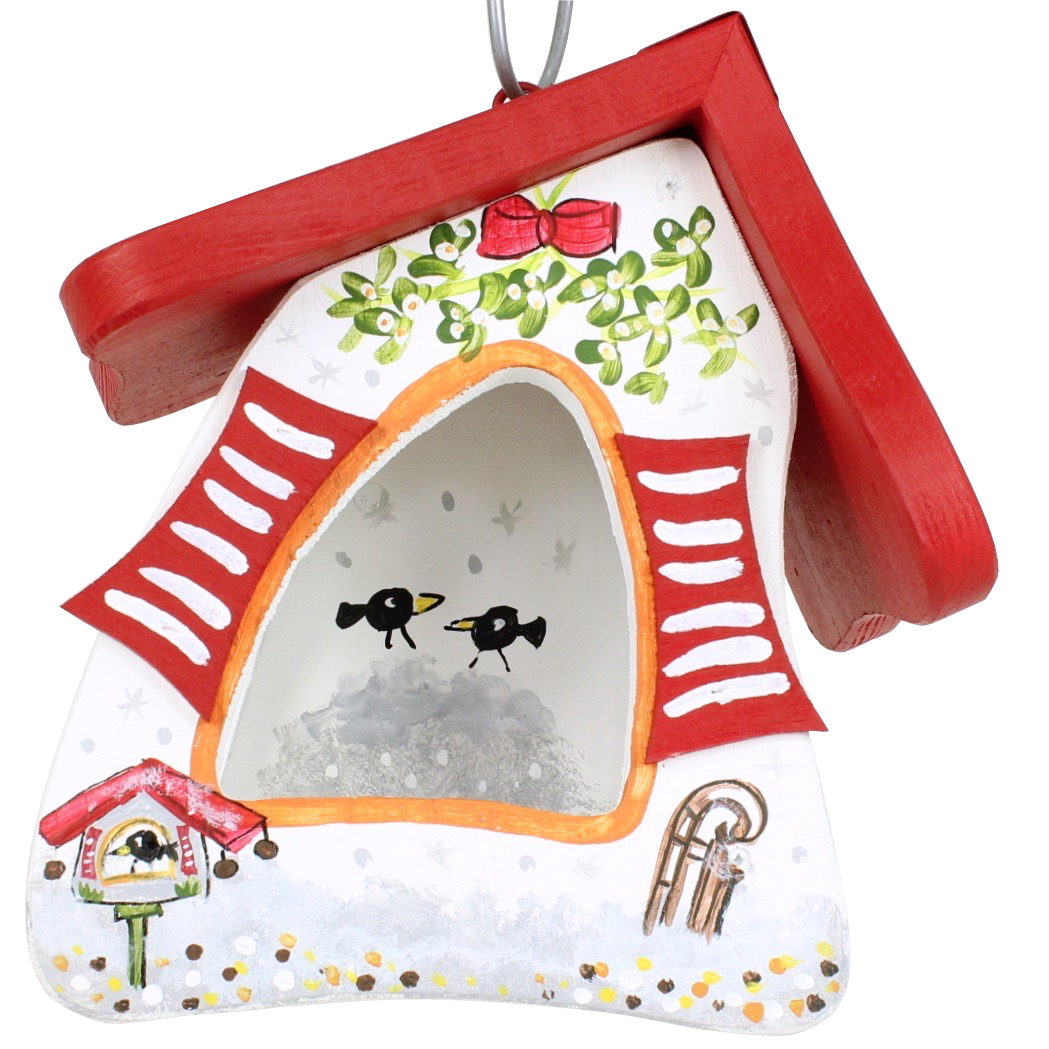 Vogelvilla Futterhaus Winterzauber