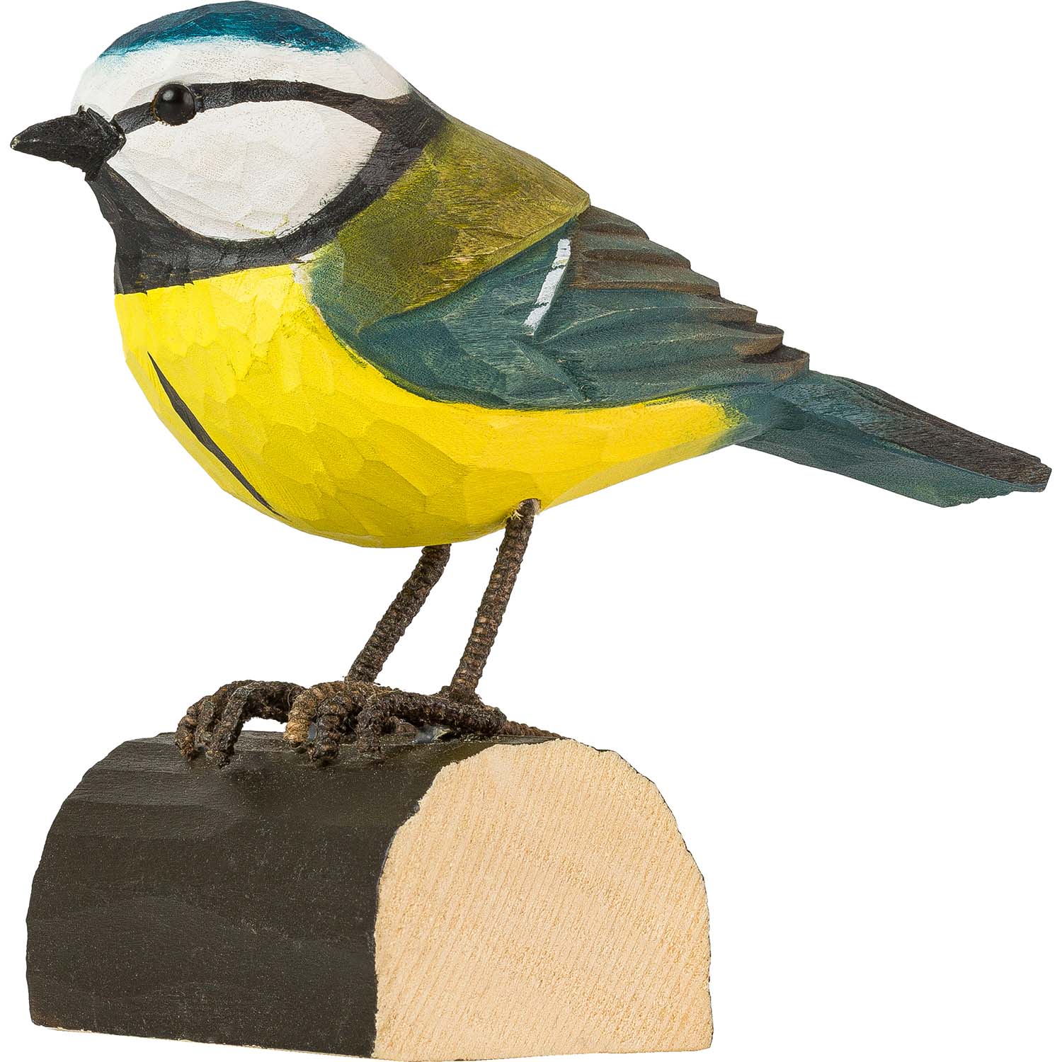 Blaumeise handgeschnitzt