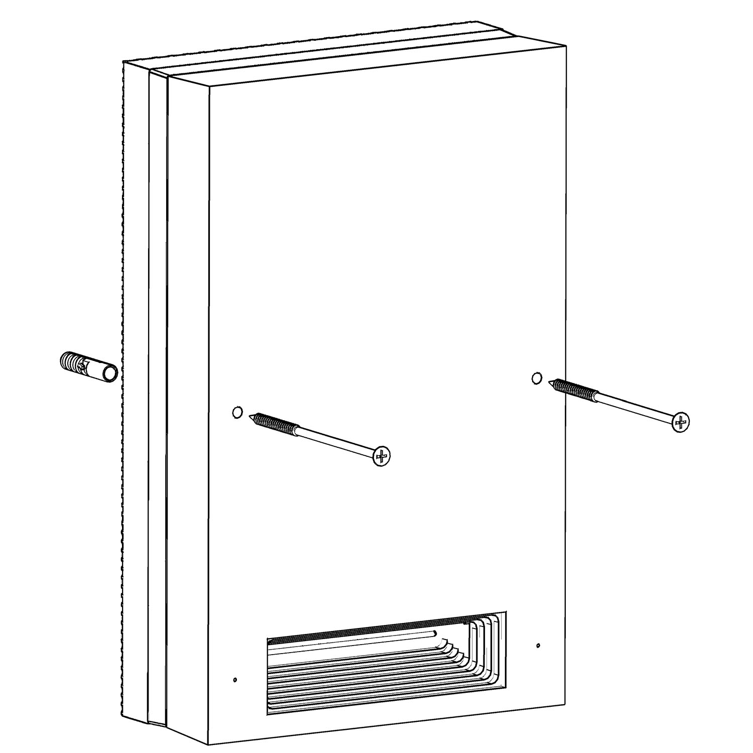 Schwegler Fledermaus-Wandsystem 3FE Oberschale / Grundelement