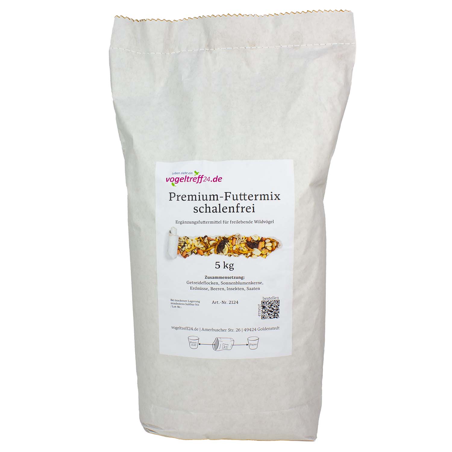 Premium-Futtermix schalenfrei 5 kg