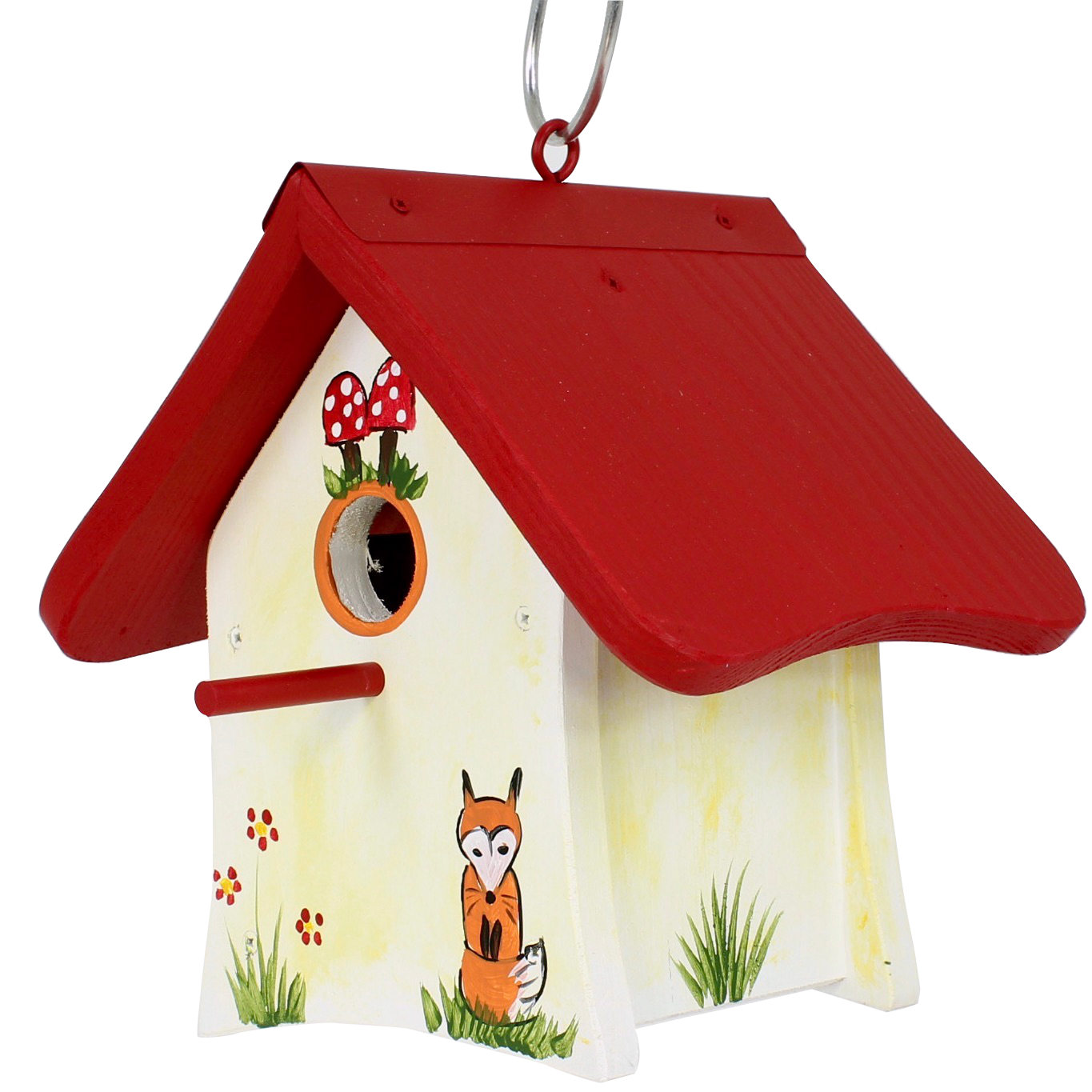 Vogelvilla Nistkasten Waldhütte Fuchs