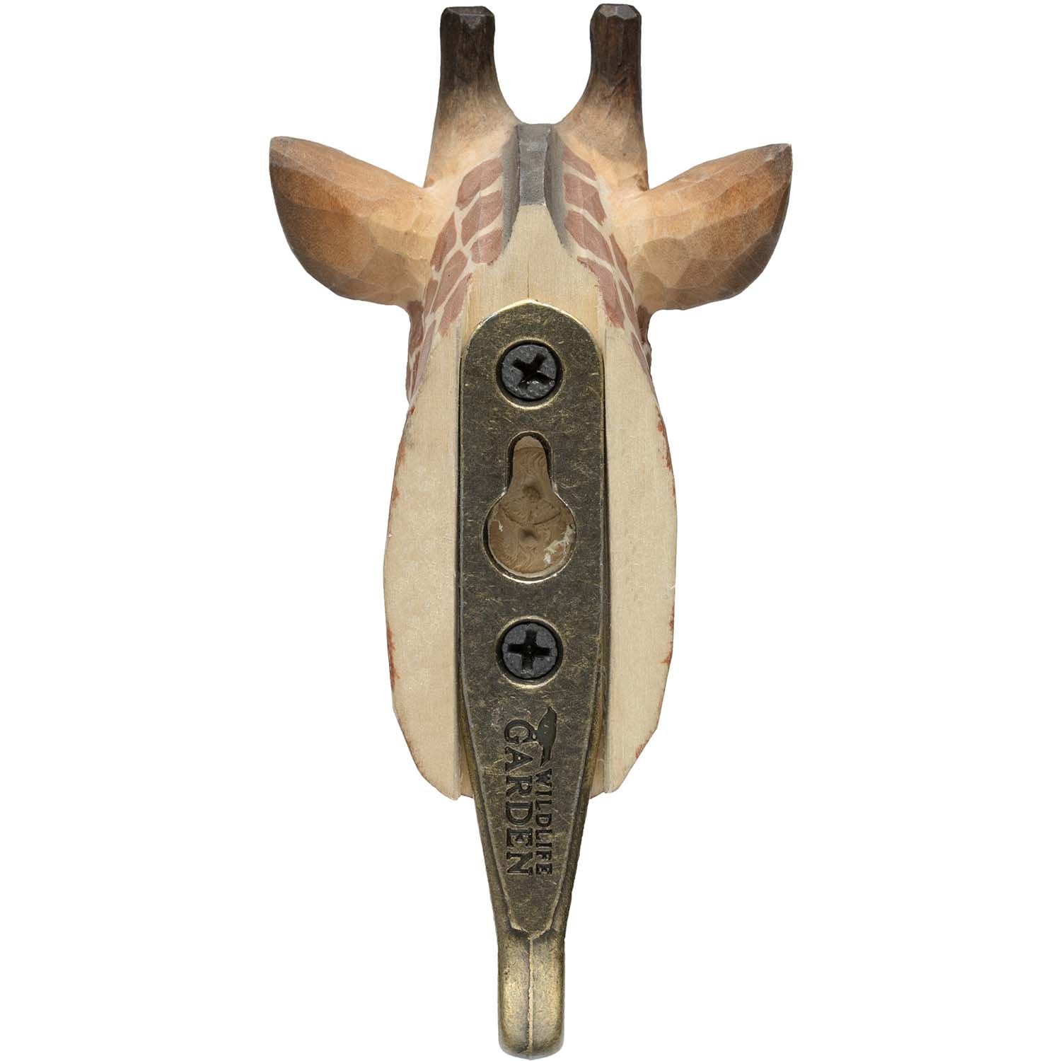 Wildlife Garden Haken Giraffe handgeschnitzt