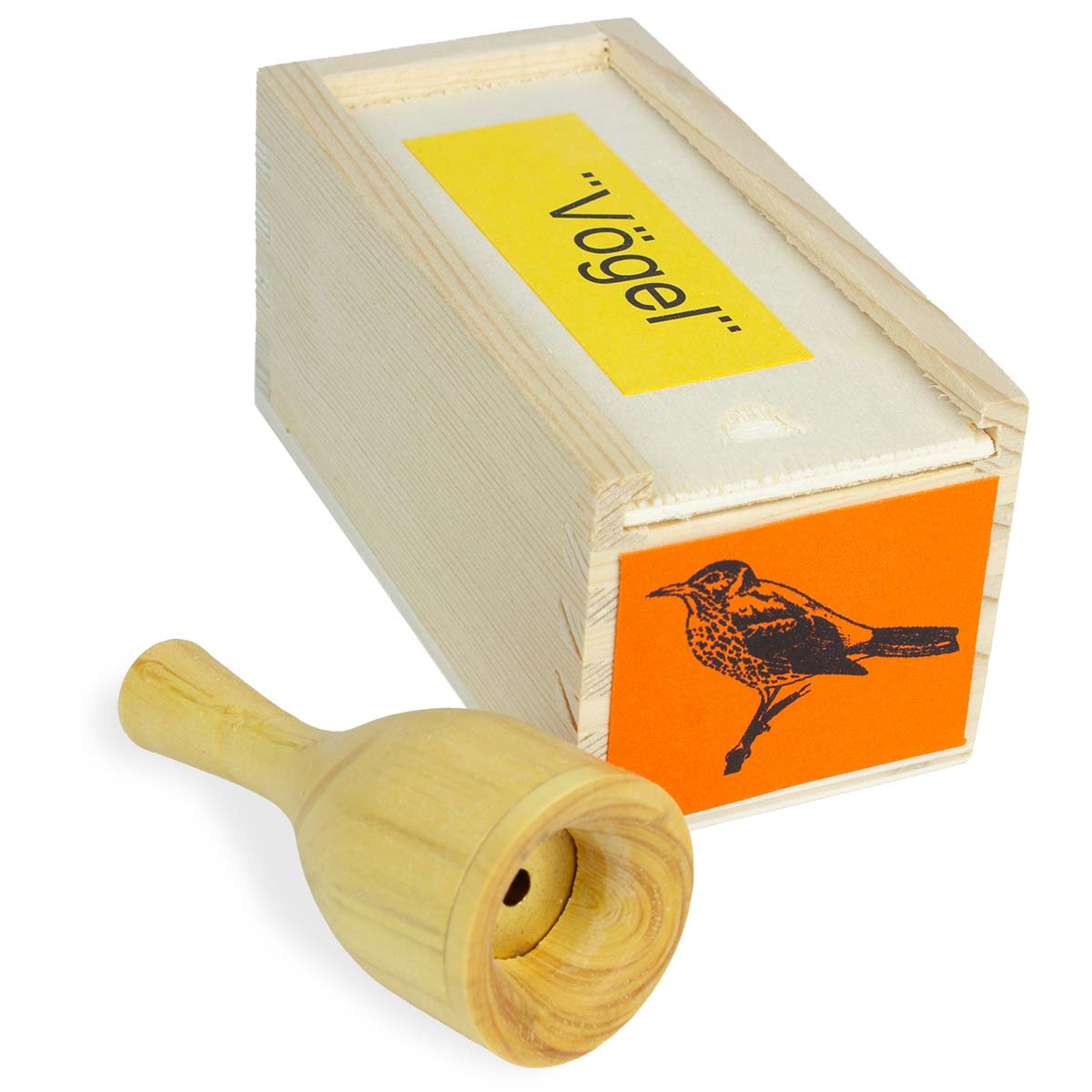 Vogelpfeife Singdrossel Holz