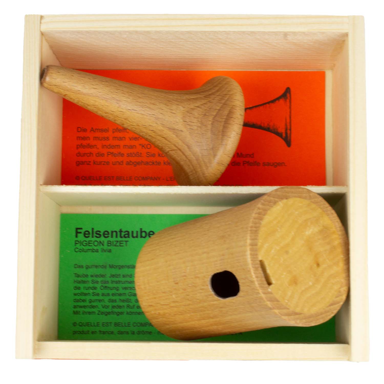 Vogelpfeifen Duo 2 Nester - "Stadtgarten"