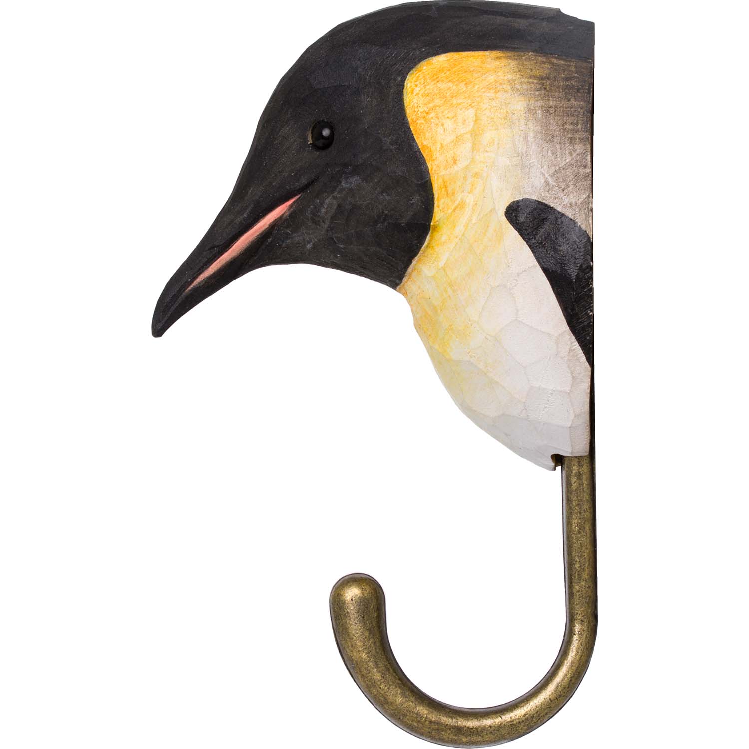 Wildlife Garden Haken Pinguin handgeschnitzt