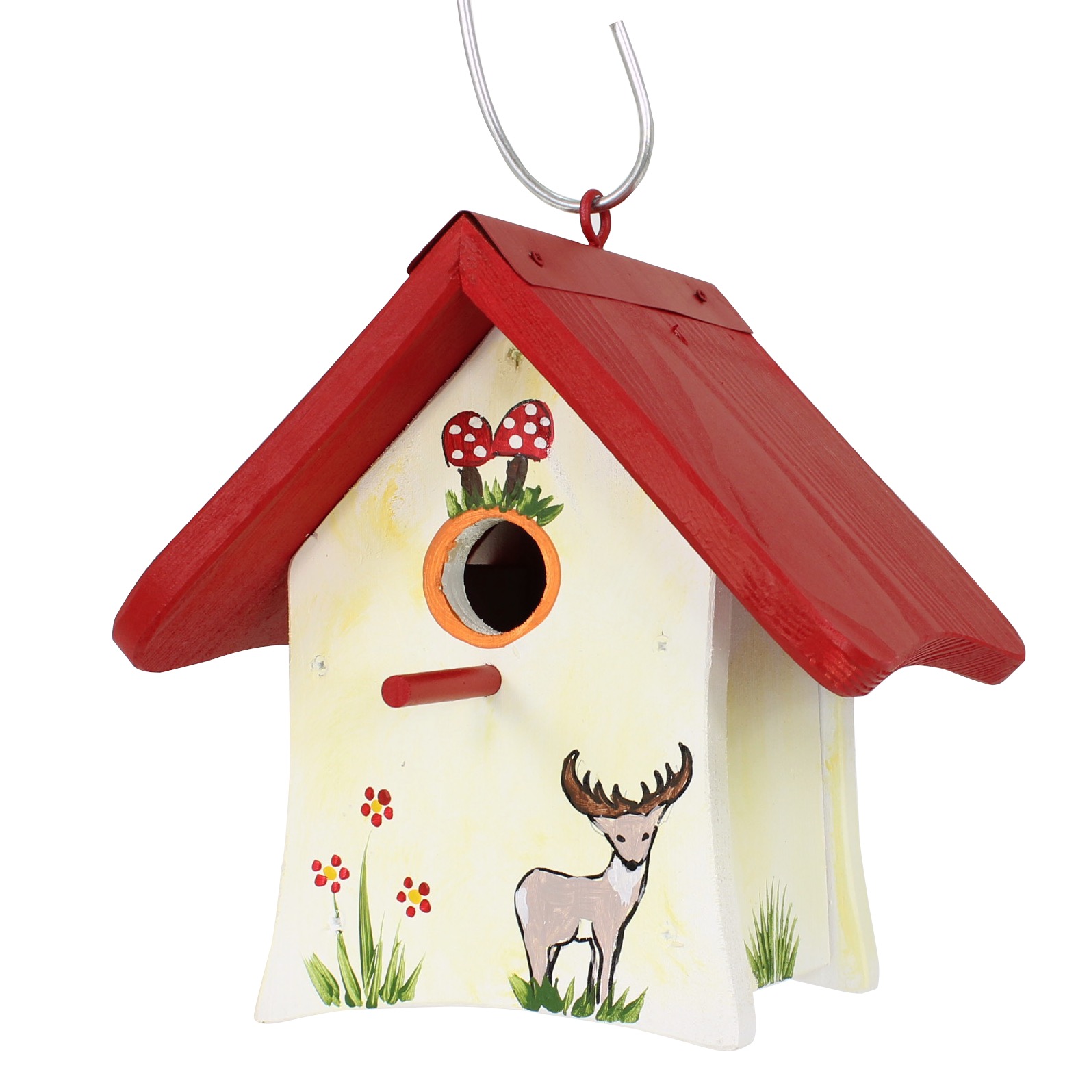 Vogelvilla Nistkasten Waldhütte Hirsch