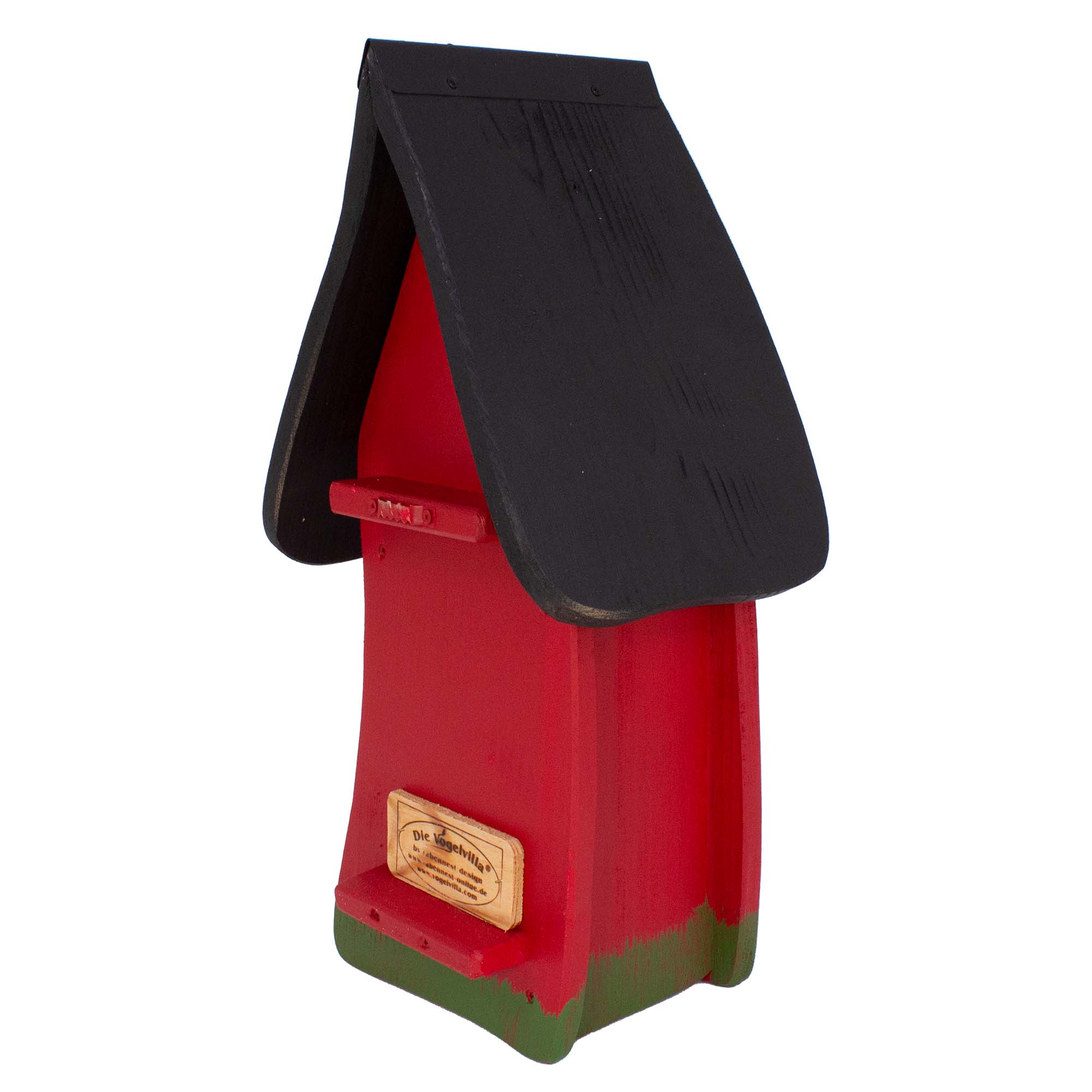 Vogelvilla Nistkasten rot mit Tulpe
