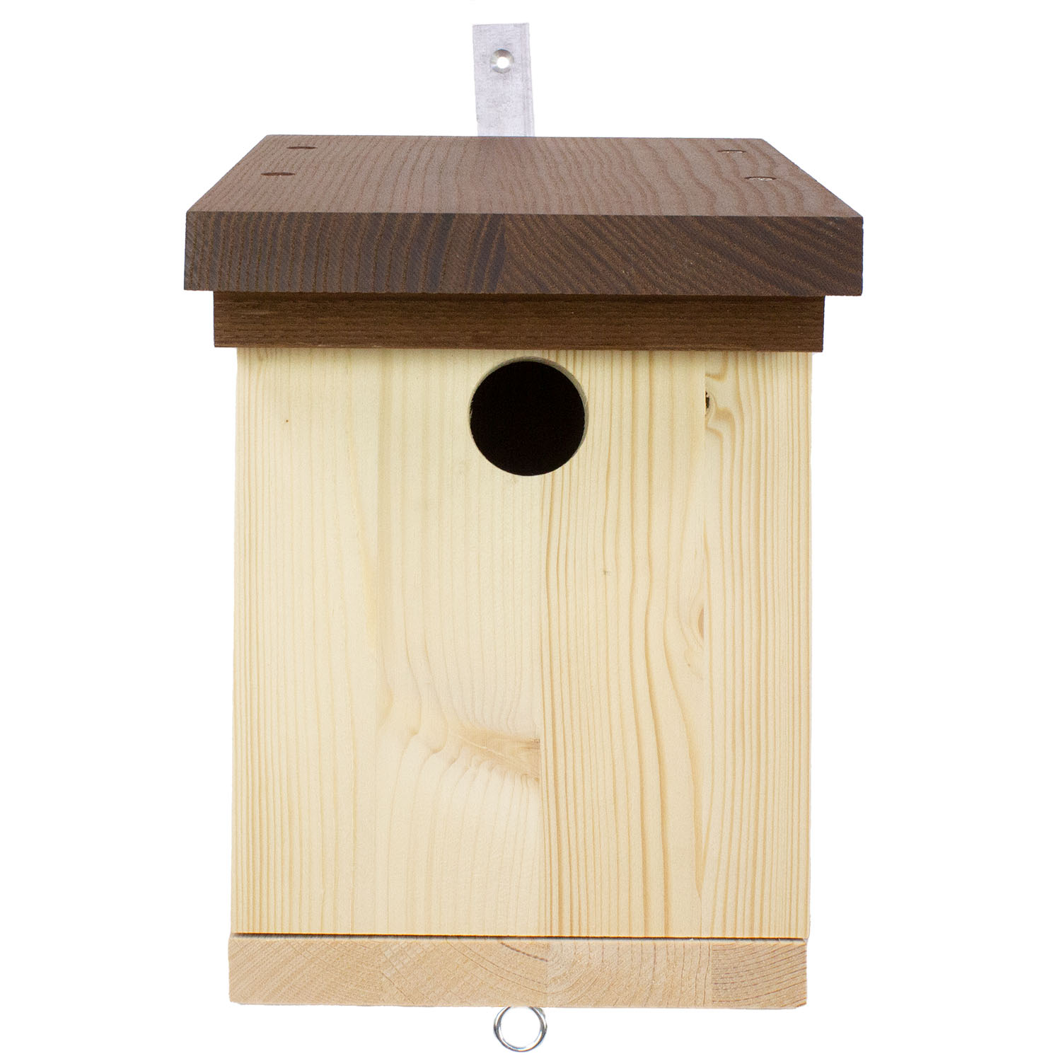Nistkasten Kohlmeise mit Thermo-Holzdach 34 mm