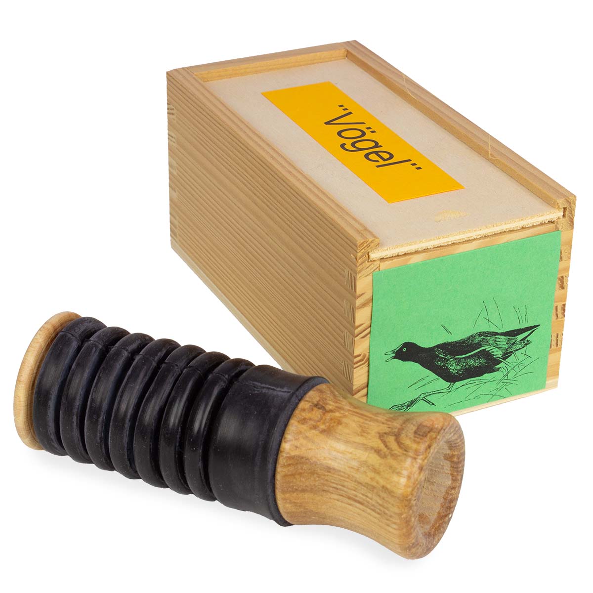 Vogelpfeife Teichhuhn Holz/Gummi