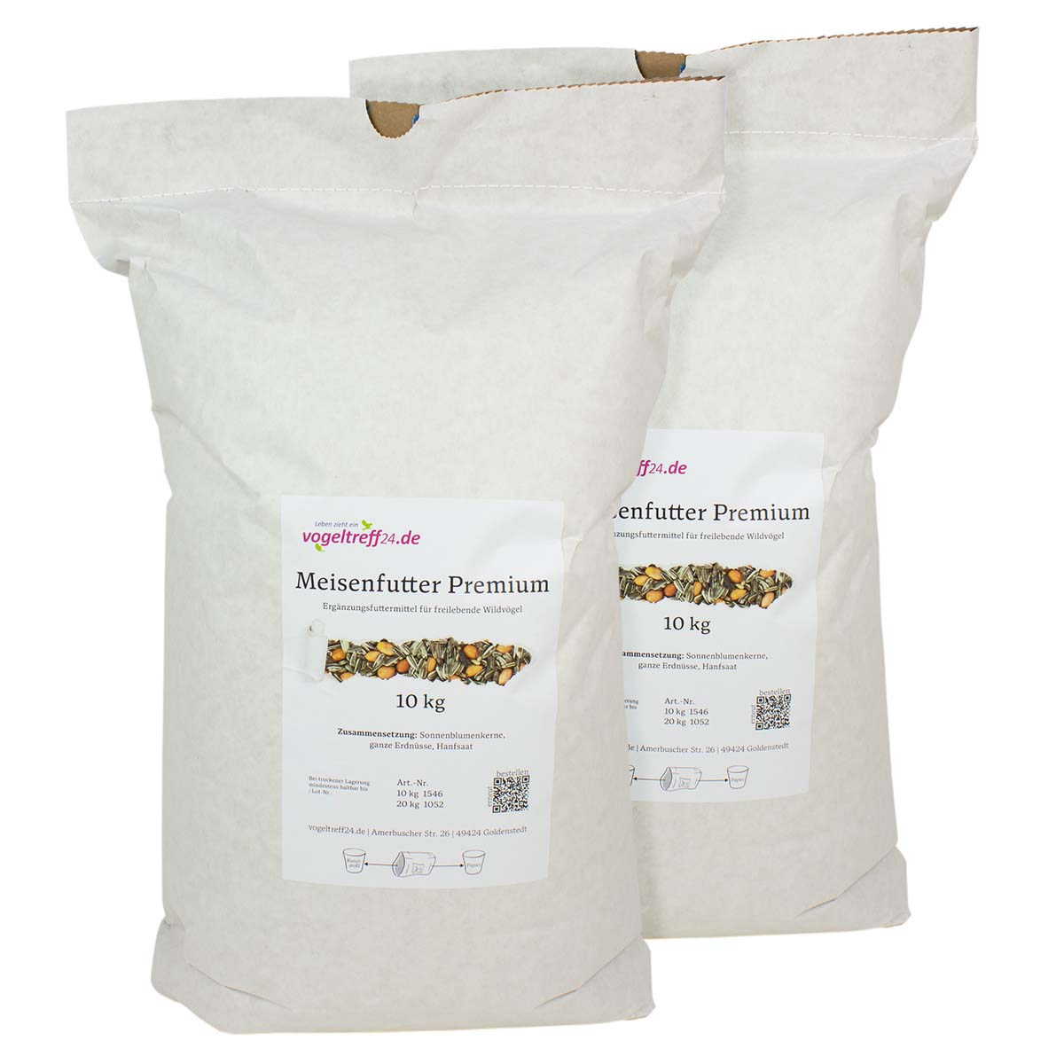 Meisenfutter Premium 20 kg (2 x 10 kg Säcke)