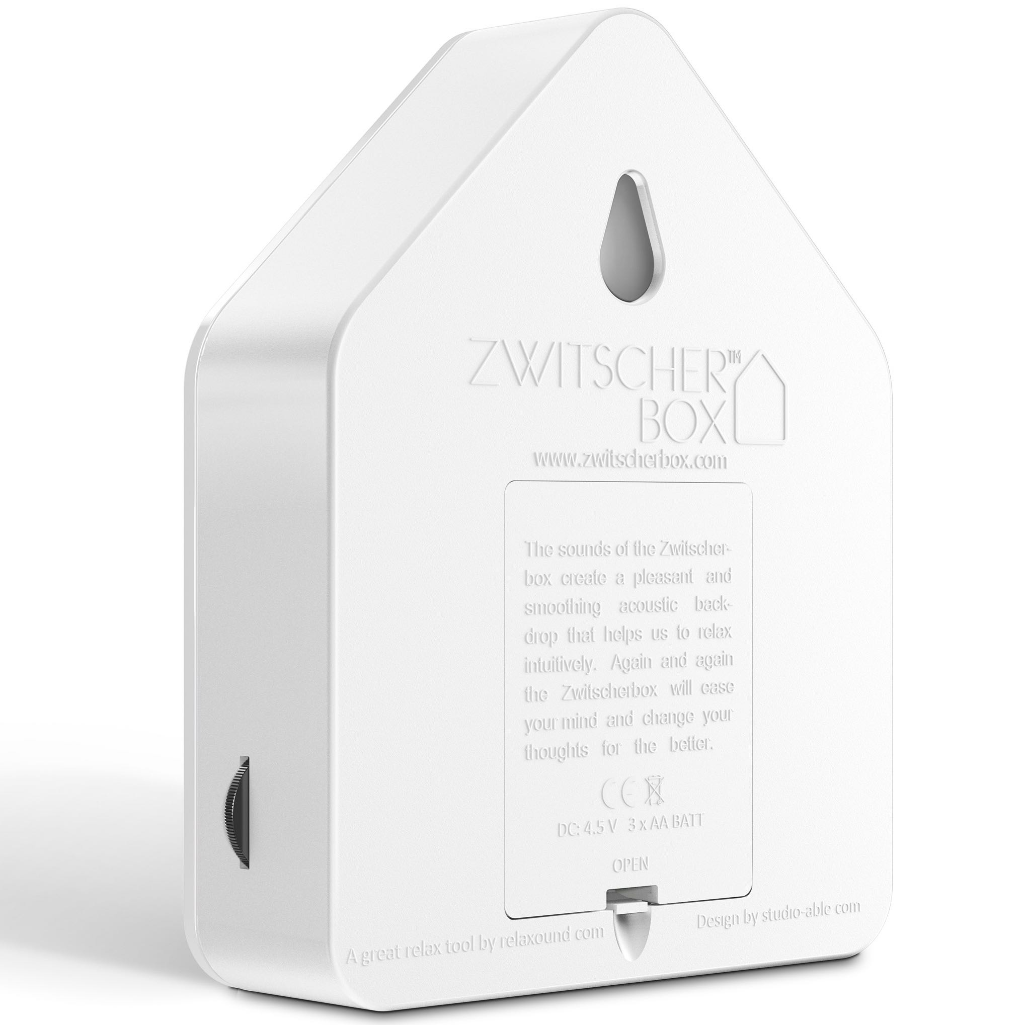 Zwitscherbox weiss - Vogelgezwitscher