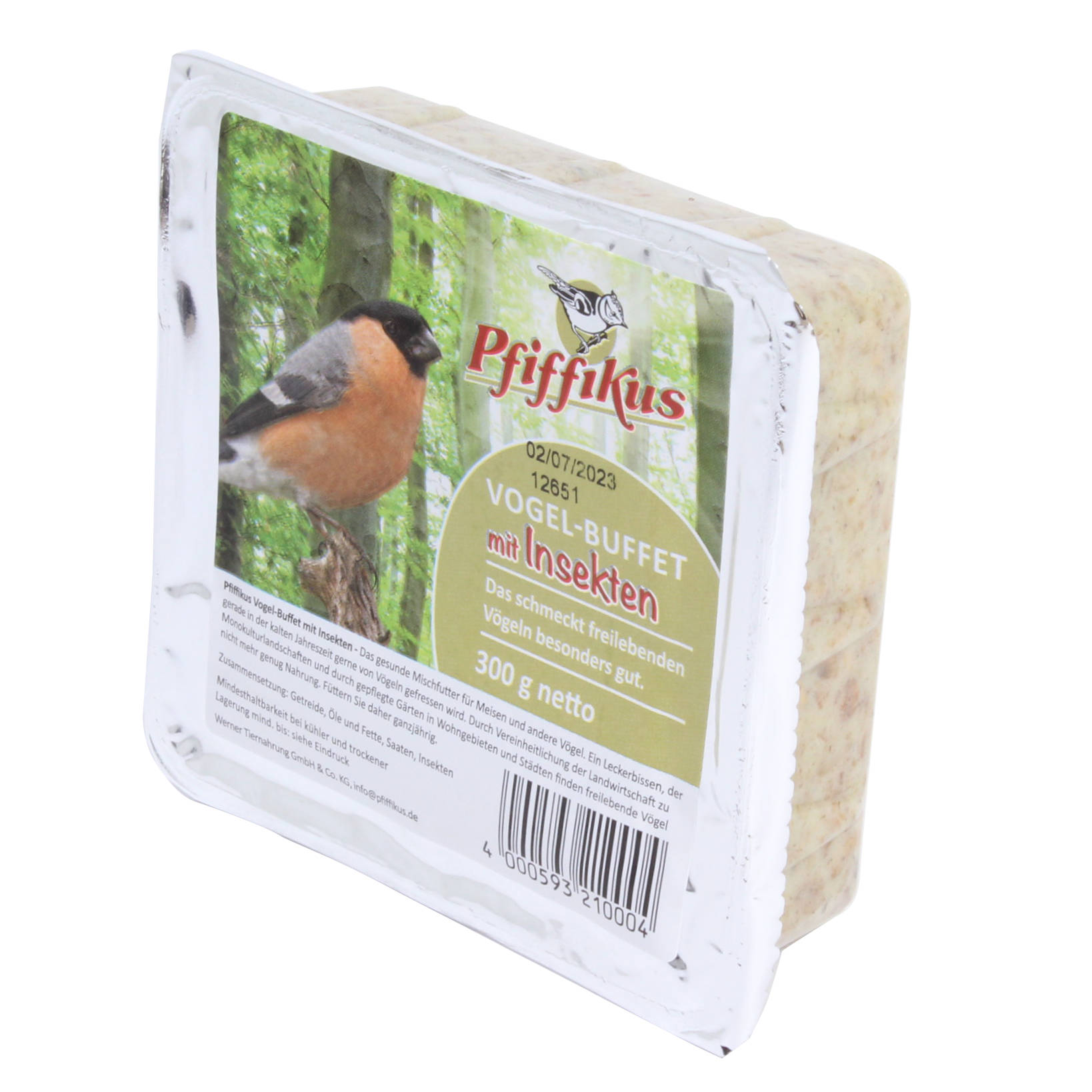 Pfiffikus Vogel-Buffet 300g Insekten-Energiekuchen