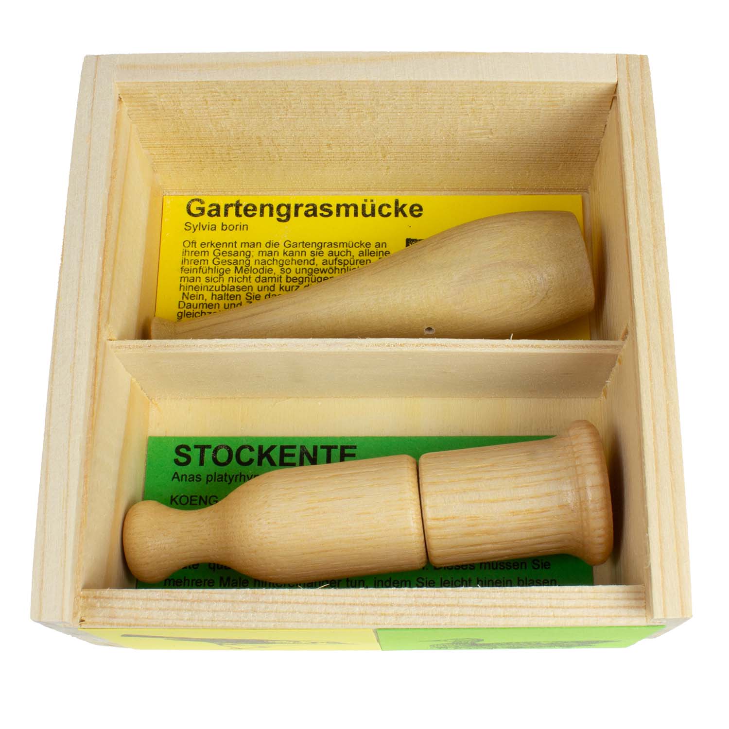 Vogelpfeifen Duo 2 Nester - "Schloßpark"