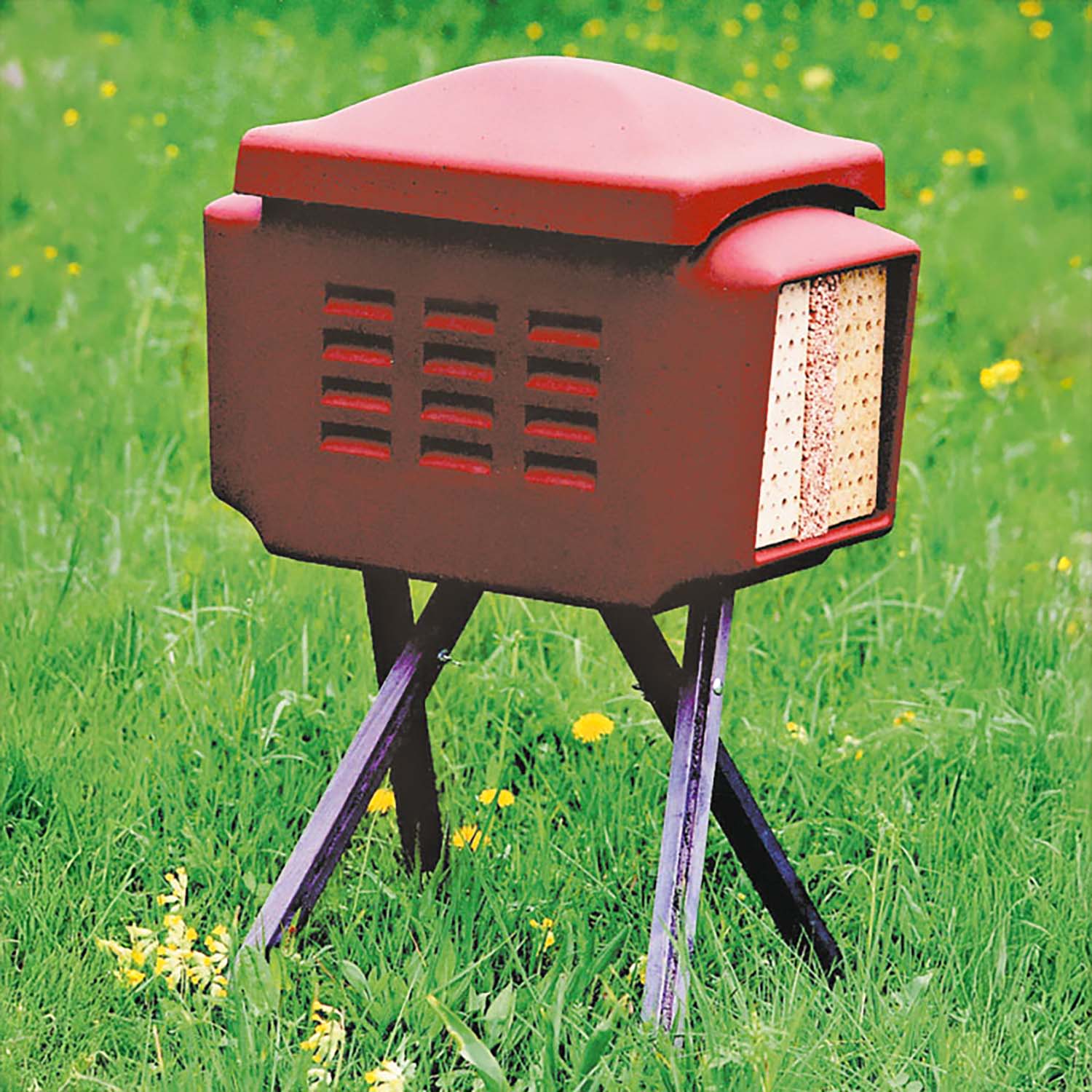 Schwegler Insekten-Kombi Insektenhotel für Florfliegen, bis zu 200 Wildbienenarten, Ohrwürmer, Marienkäfer und mehr